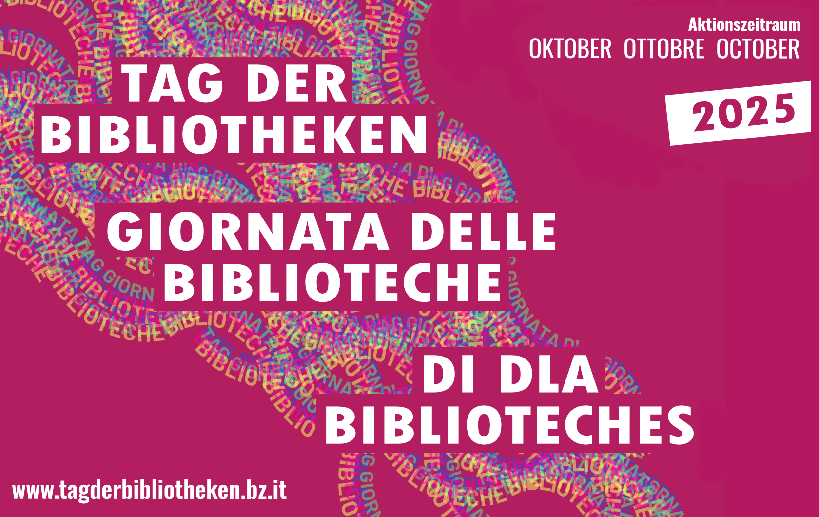 Tag der Bibliotheken 2025 Banner Dreisprachig