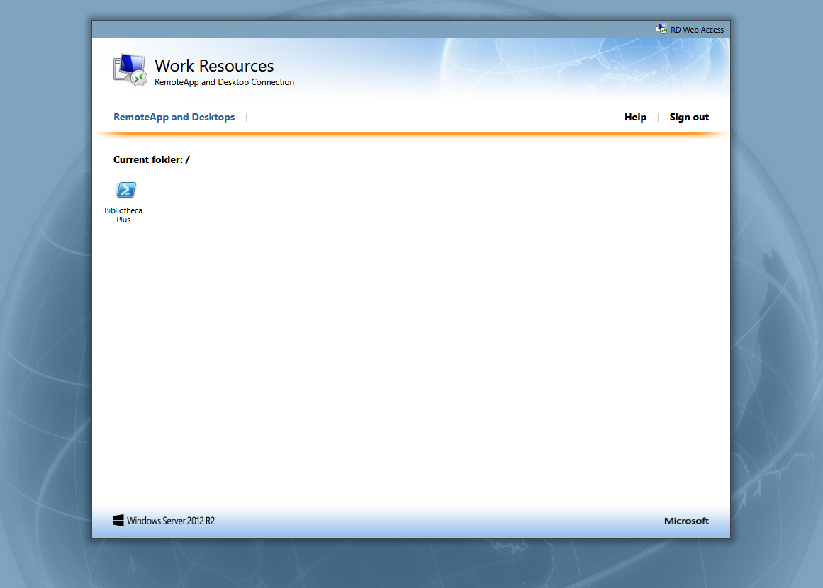 Bibliotheca Plus im SIAG RD Web